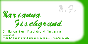 marianna fischgrund business card